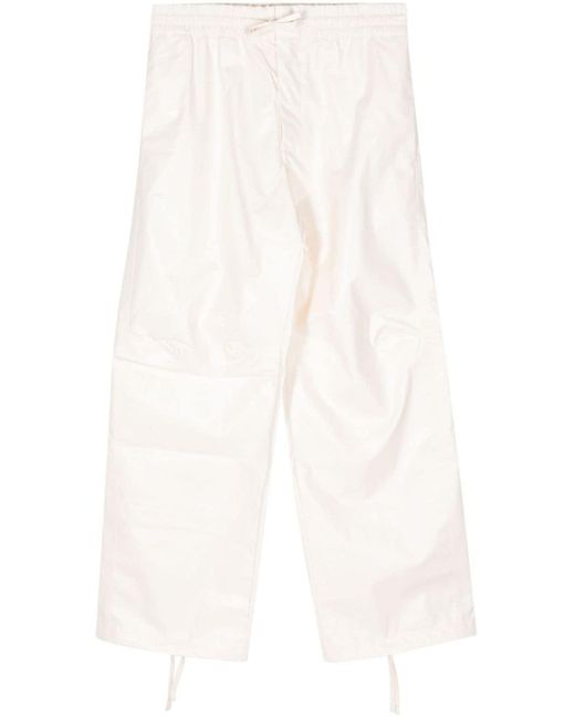 OAMC White Turner Drawstring Trousers for men