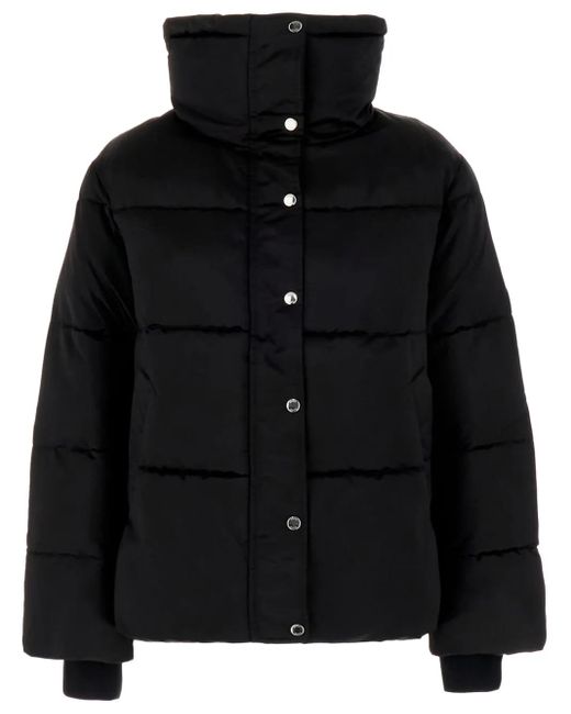 HUGO Black Gefütterte Jacke mit Stehkragen