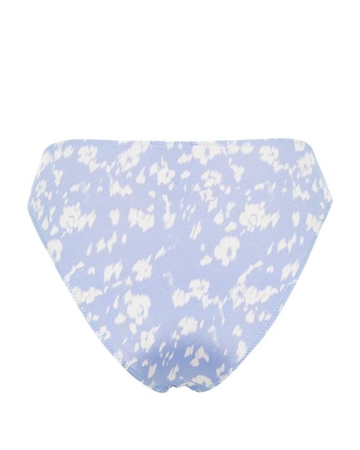 Evarae Blue Iza Leopard Bikini Bottoms