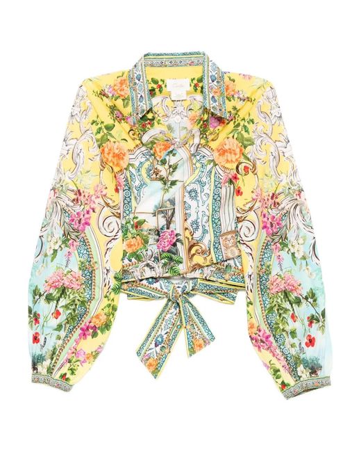 Camilla Metallic Tales Of Topkapi Palace Tied Shirt