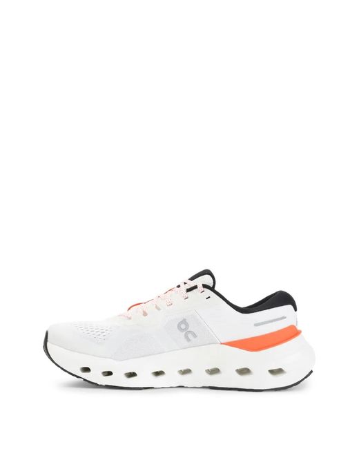 On Shoes White Cloudrunner 3 Mesh Sneakers for men