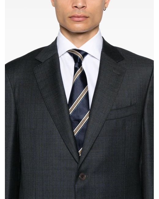 Canali Blue Wool Suit for men