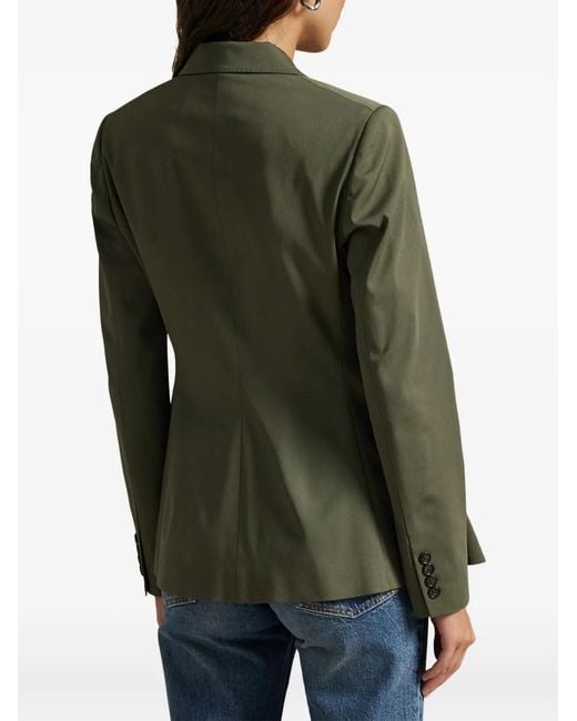Polo Ralph Lauren Green Single-Breasted Blazer