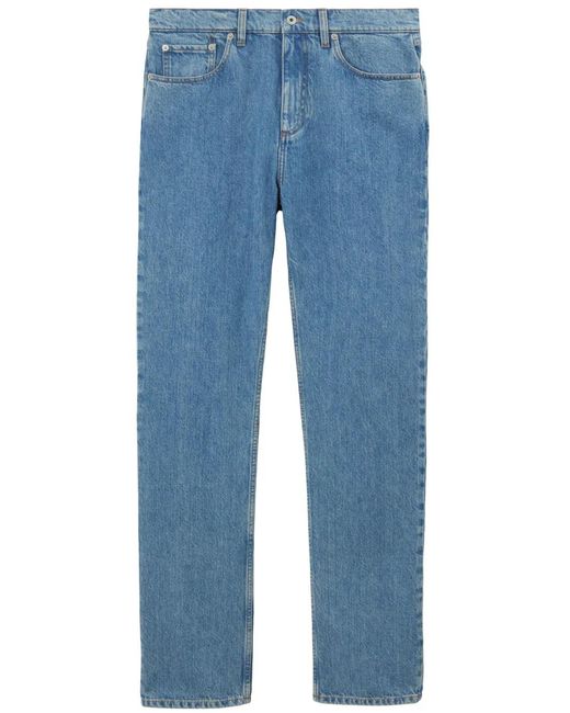 Vaqueros Rectos Burberry de hombre de color Blue