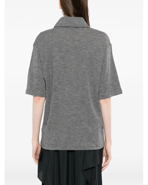 Rohe Gebreide Polotop in het Gray