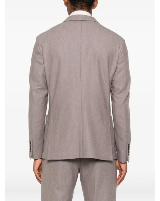 Blazer Con Dos Botones Eleventy de hombre de color Brown