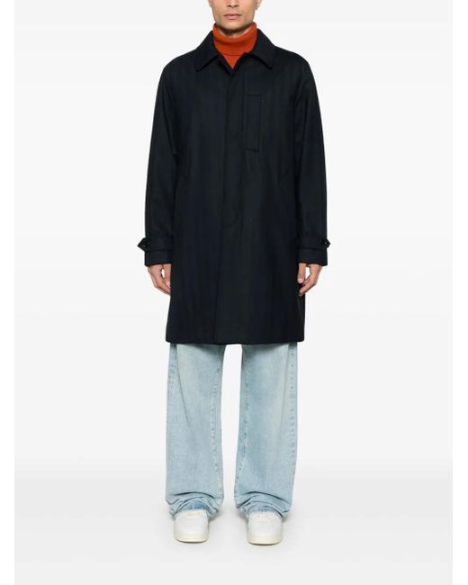 Aspesi Black Stroll Raincoat for men