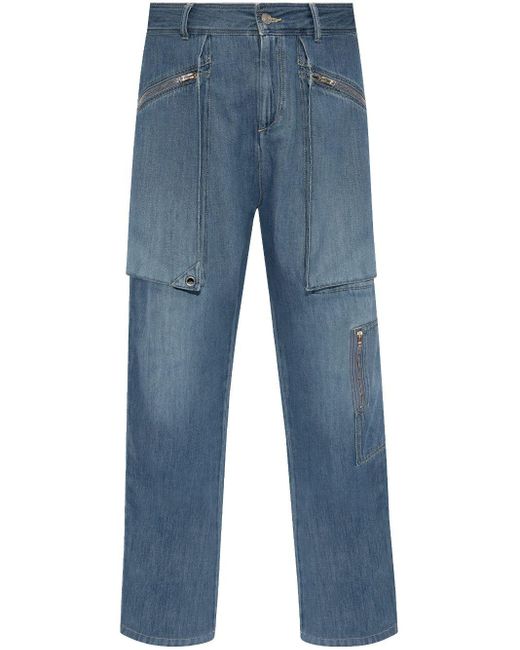 Isabel Marant Blue Jolande Straight-leg Jeans