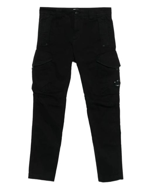 C P Company Cargo Broek Met Lens-Detail in het Black voor heren