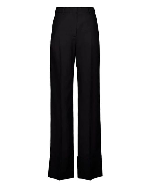 Valentino Garavani Black Tailored Wide-Leg Trousers