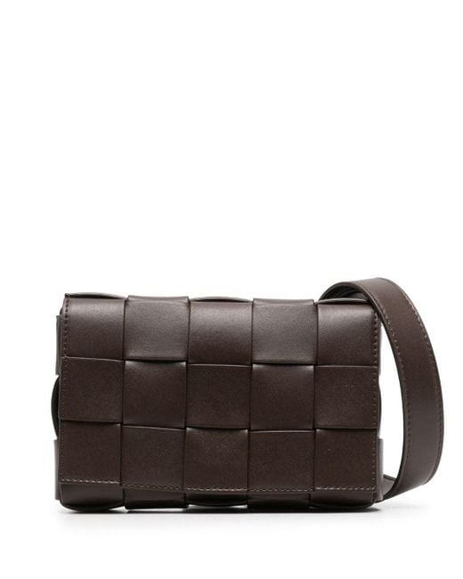 Bottega Veneta Brown Small Cassette Shoulder Bag for men