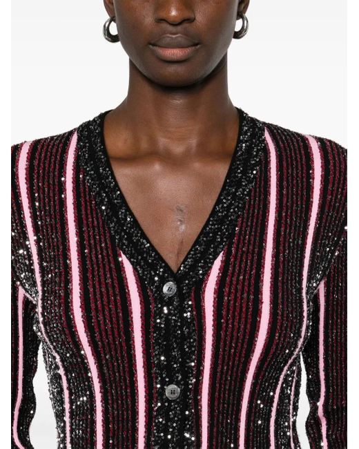 Missoni スパンコール カーディガン Black