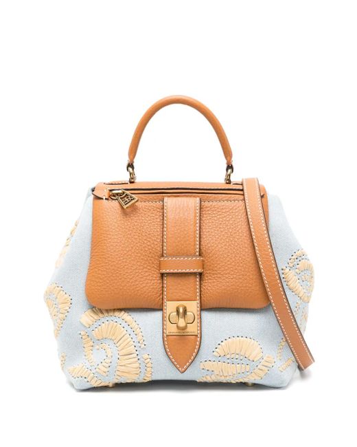 Ermanno Scervino White Mini Liza Tote Bag