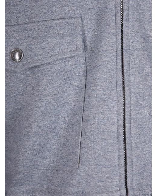 Eleventy Blue Flap-Pocket Jacket for men