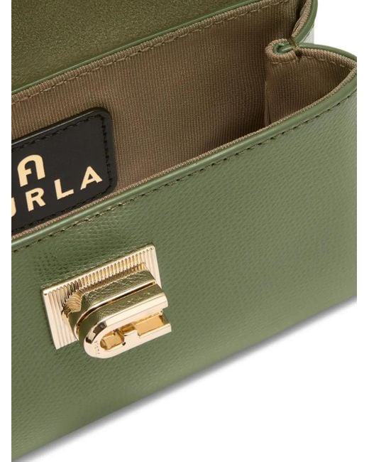 Furla Green 1927 Chain-Strap Flap Mini Bag