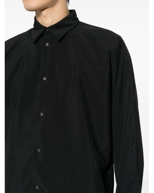 Chemise à col pointu Homme Plissé Issey Miyake pour homme en coloris Black