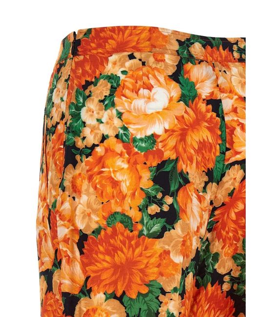 Pinko Ares Flared Broek in het Orange