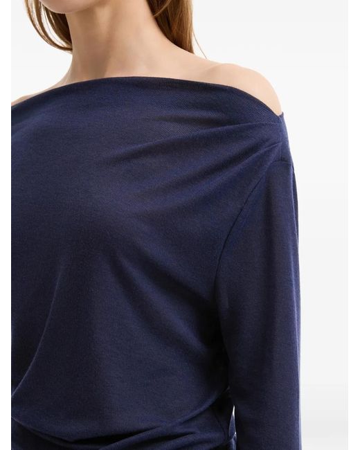 B+ AB Blue Ruffled Mini Skirt Set