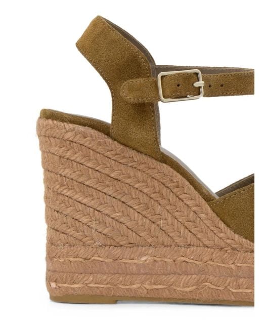 Castaner Brown Blaudell Wedge Sandals