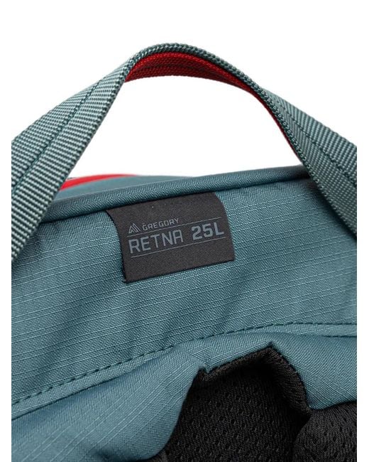 Gregory Blue Retna 25 Logo-Print Backpack