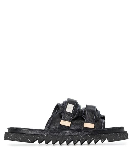 Marsèll Black X Suicoke Double-Strap Sandals for men
