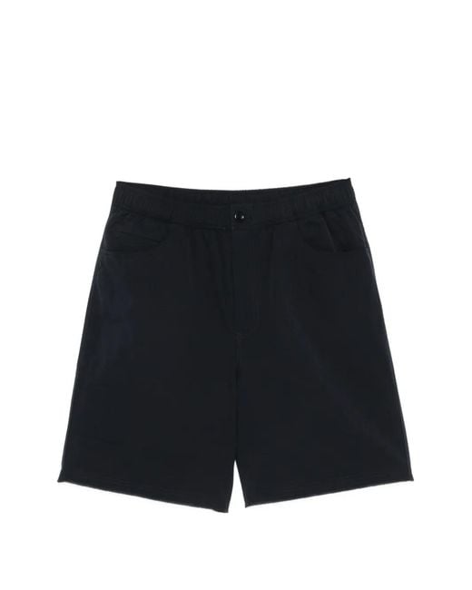 Norse Projects Black Elasticated-Waistband Shorts for men