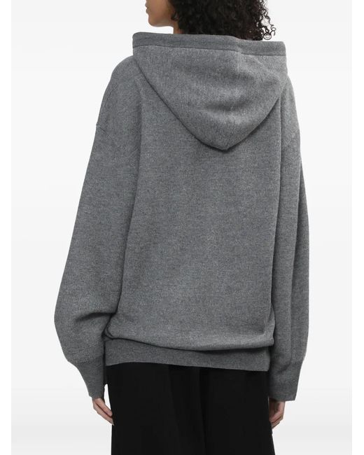 A.P.C. Gray Long-Sleeve Hoodie