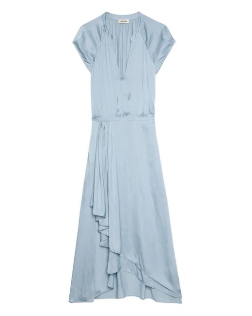 Zadig & Voltaire Blue Randall Midi Dress