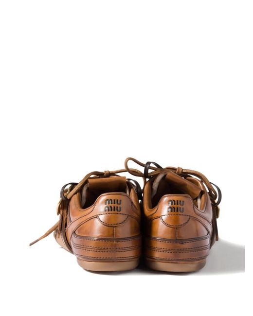 Miu Miu Brown Sneakers