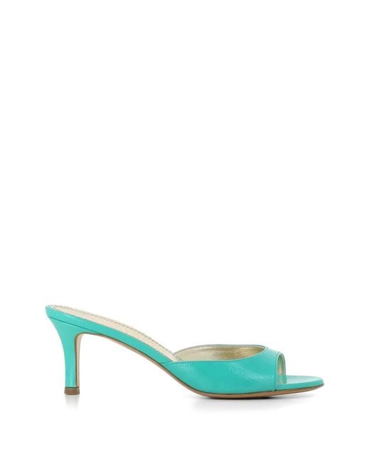 Antonio Barbato Maestri Veneziani Green Leather Sandals