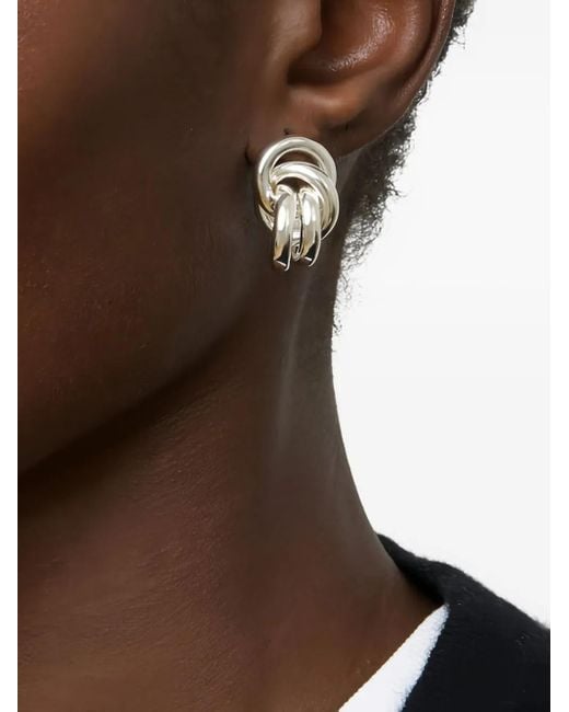 LIE STUDIO Brown The Vera Earrings
