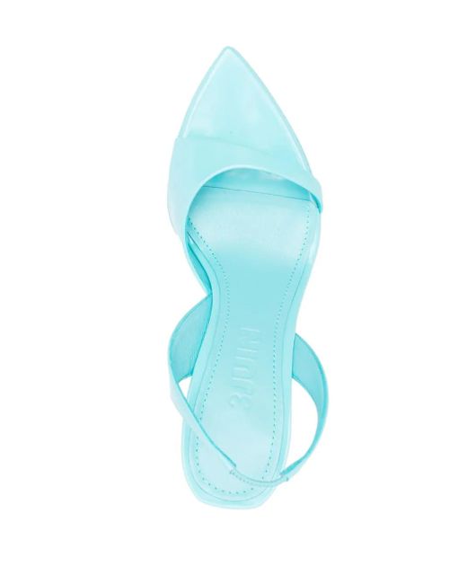 3Juin Blue Bridget Slingback Sandals