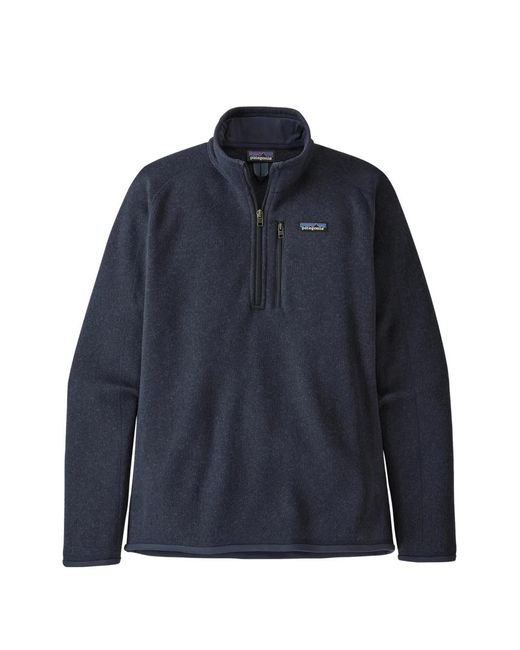 Patagonia Blue Zip Logo-Detail Sweatshirt for men