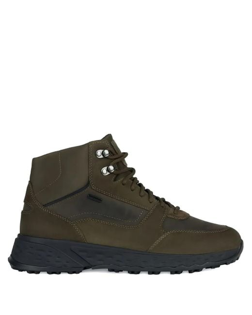 Geox Brown Lace-Up Boots for men