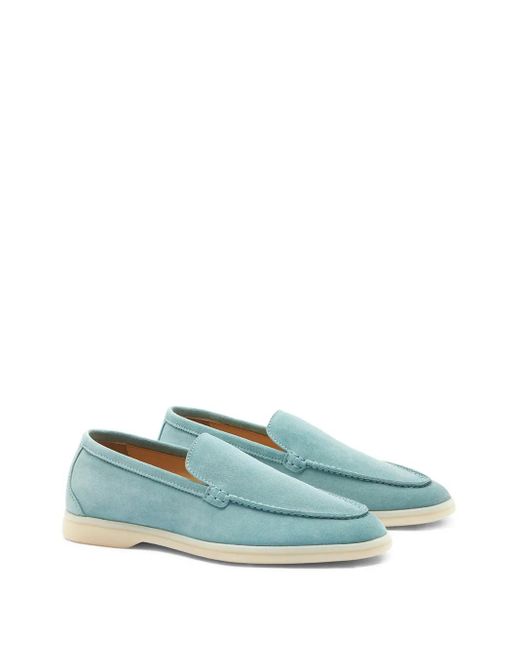 Scarosso Blue Ludovica Loafers