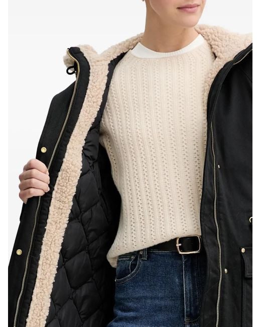 Marc O' Polo Black Drawstring Hooded Jacket