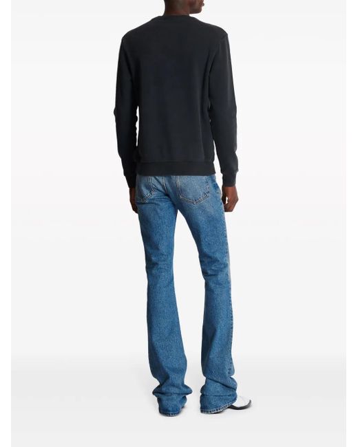 Balmain Katoenen Sweater in het Blue voor heren
