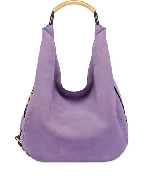 Moschino Purple Handle Me Schultertasche