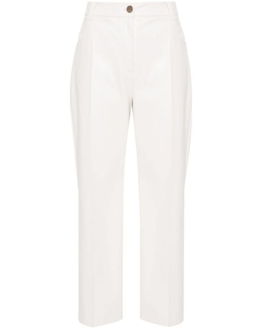 Pantalon à coupe droite Liu Jo en coloris White