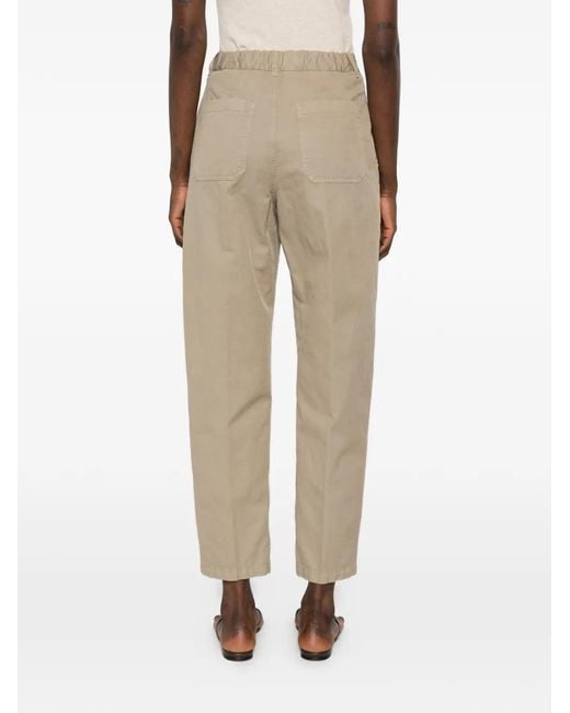 Panicale White Tapered Trousers