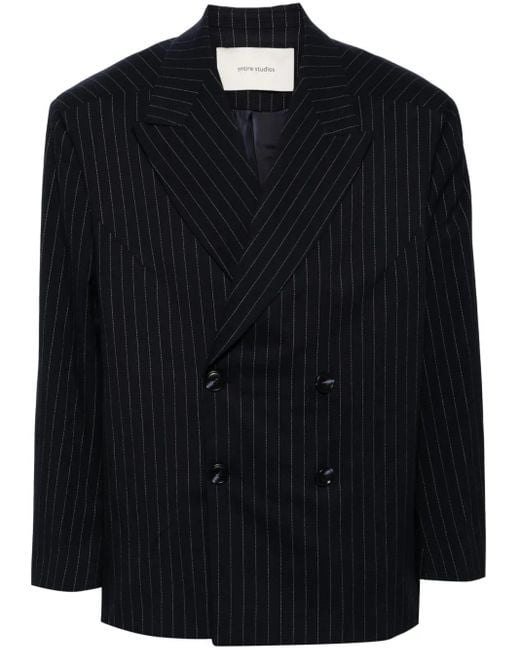 Entire studios Black Double Breasted Blazer