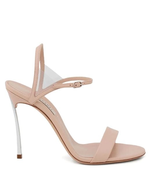 Casadei Pink 115Mm Blade V Celebrity Stiletto-Heel Sandals