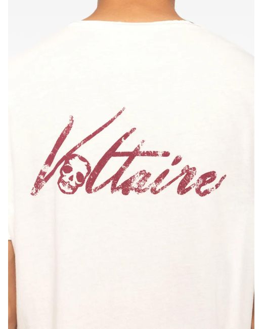 Zadig & Voltaire White Monastir T-Shirt for men