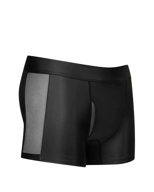 Maison Close Black Chambre Noire Mesh-Panel Boxers for men