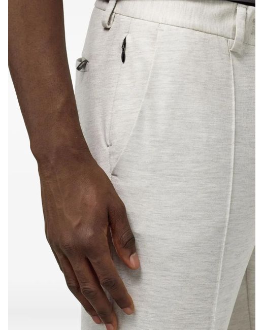 Boggi Jersey-Chino mit Kordelzug in Gray für Herren