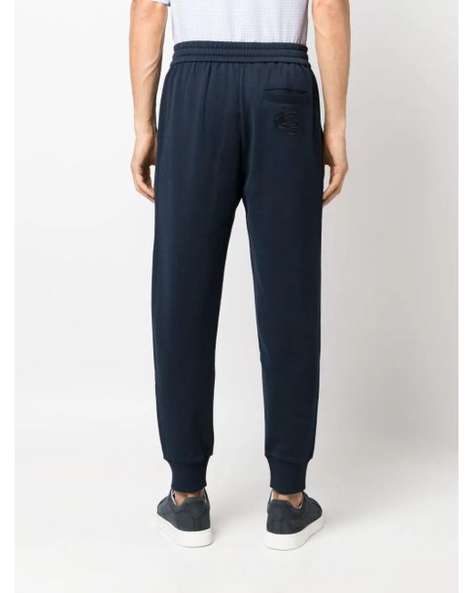 Etro Blue Jersey Track Pants for men
