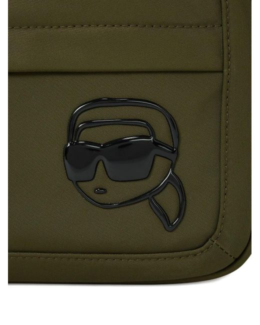 Karl Lagerfeld Umhängetasche Mit Logo-Patch in Green für Herren