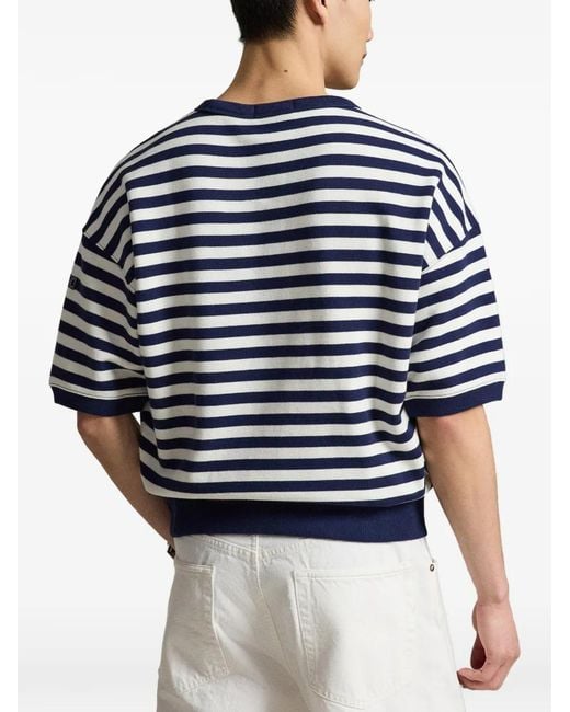 Polo Ralph Lauren Blue Striped T-Shirt for men