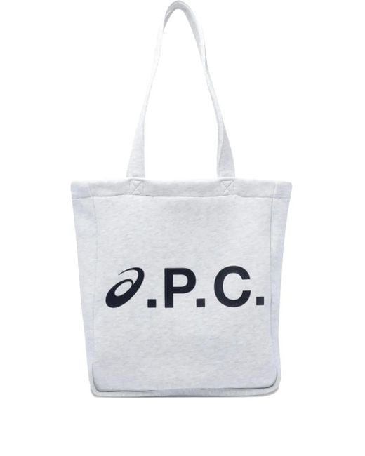 Bolso shopper x Asics A.P.C. de color White
