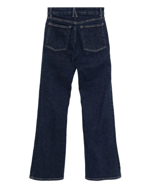 GOOD AMERICAN Blue Good Legs Flared Jeans